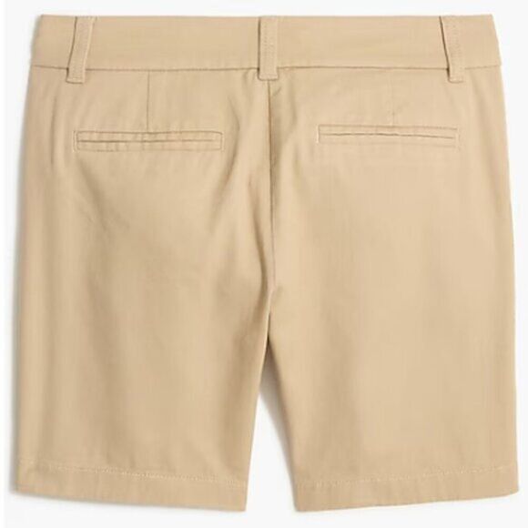 J Crew Plus Size 14 Chino 7" Short Women's Classic 100% Cotton Beach Khaki $59 - Picture 7 of 9